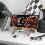 Personalized License Plate Calgary Flames