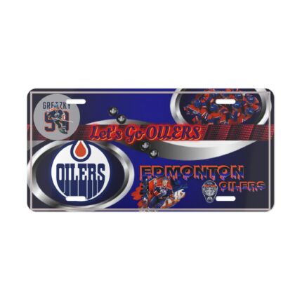 Personalized License Plate Edmonton Oilers