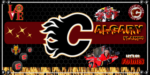 Personalized License Plate Calgary Flames